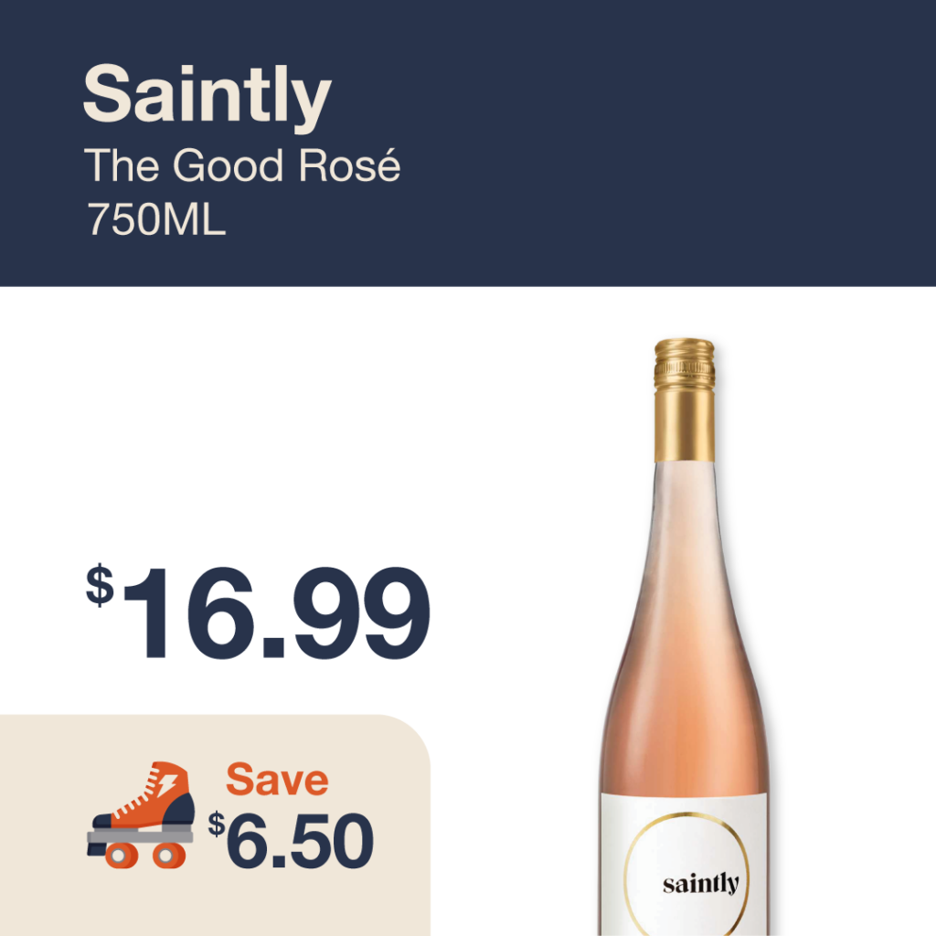 Monthly promo at The Liquor Co. 1977 – Saintly The Good Rose 750ml on sale for $16.99. Save $6.50 on this featured wine deal.
