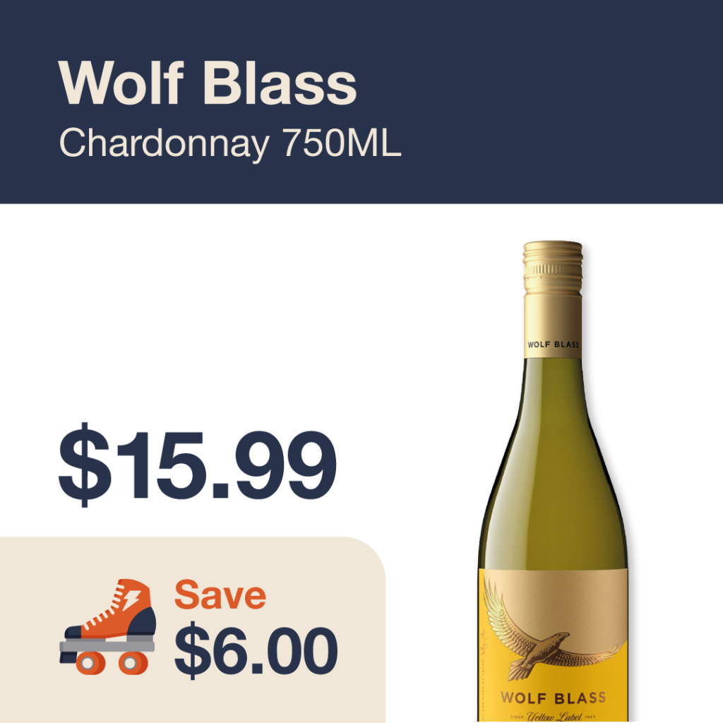 Monthly promo at The Liquor Co. 1977 – Wolf Blass on sale for $15.99. Save $6.00 on this featured wine deal.