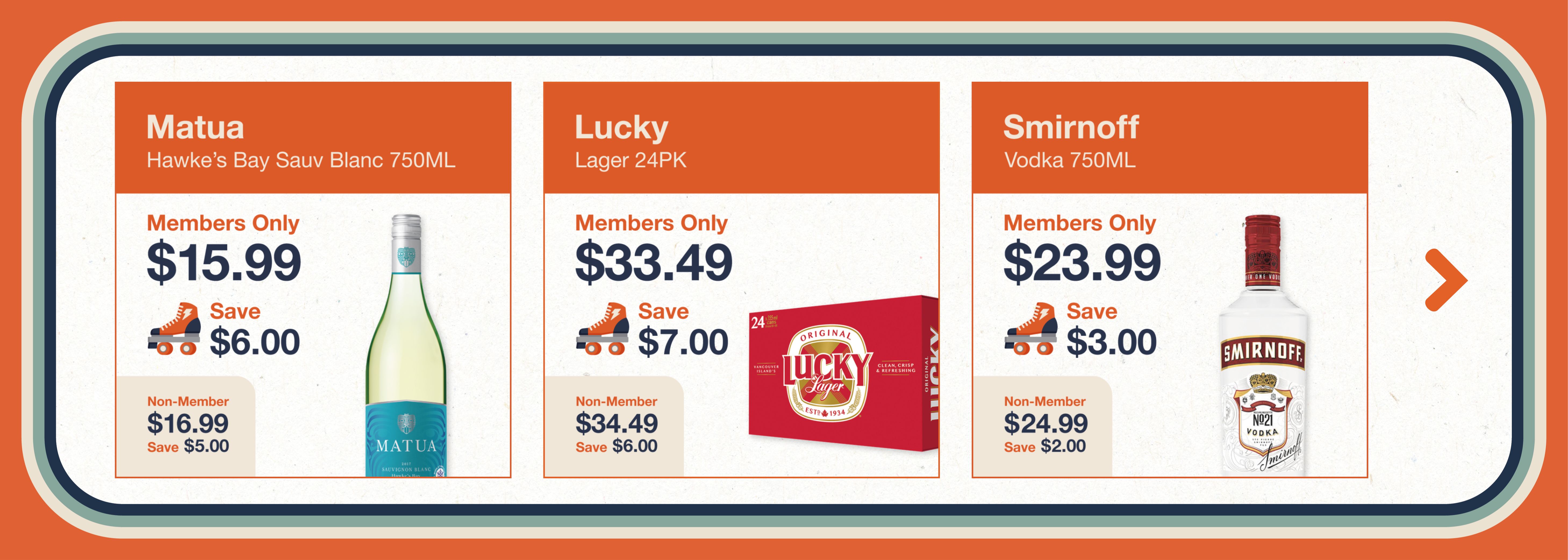 Monthyl Promos at The Liquor Co. 1977. September 10-October 7