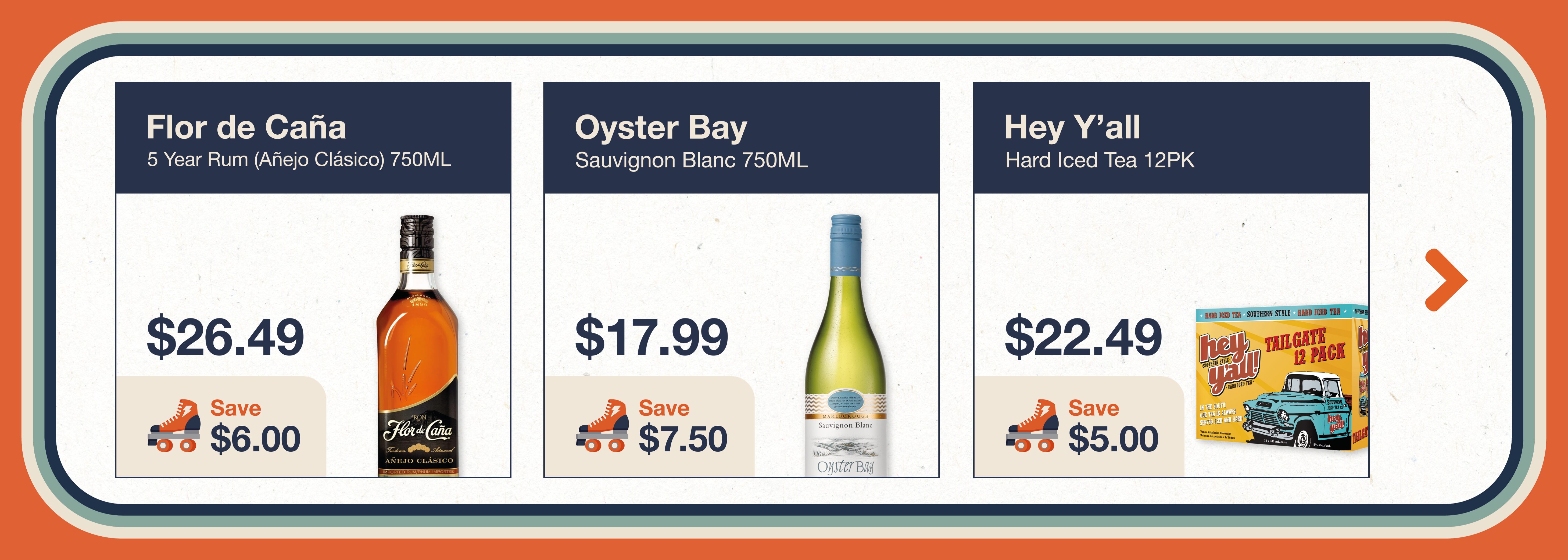 Monthly Promos at The Liquor Co. 1977. Beer Wine and Spirits on Sale. Peninsula Co-op Members save even more